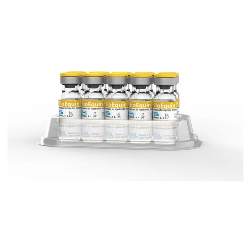 Cutia cu flacoane de BioEquin FH, vaccin pentru cabaline