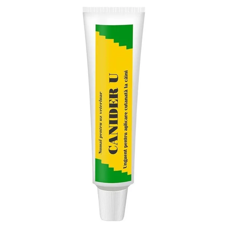 Tubul de Canider U, unguent pentru aplicare cutanată la câini