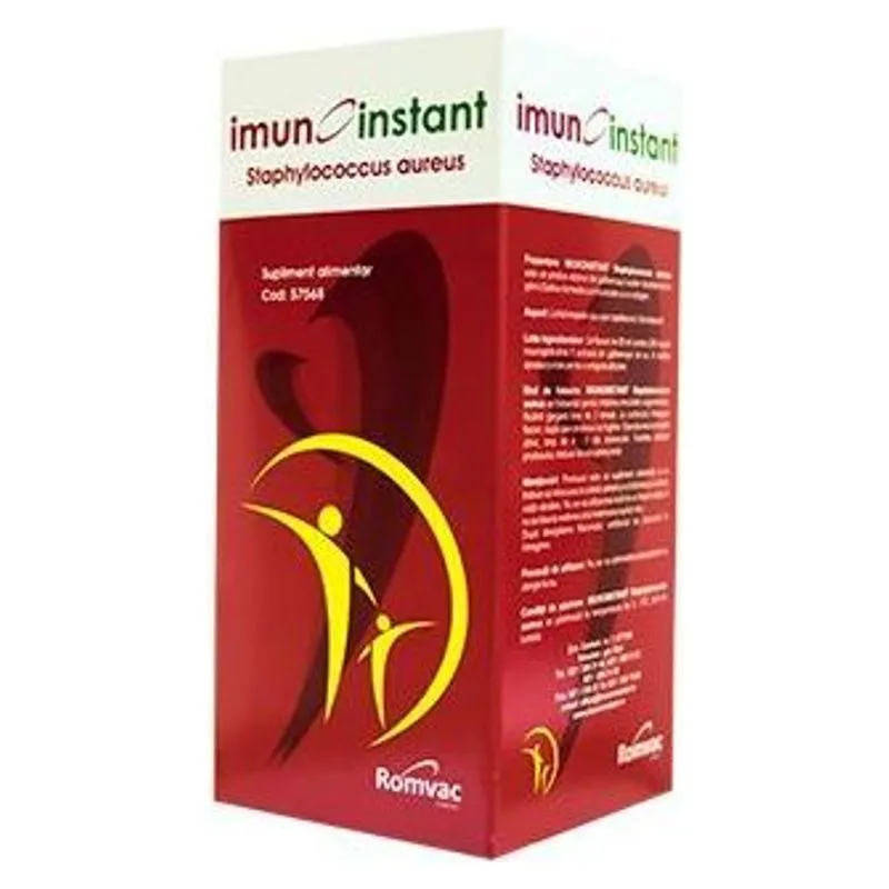 Cutia Imunoinstant Staphylococcus aureus, supliment alimentar Romvac