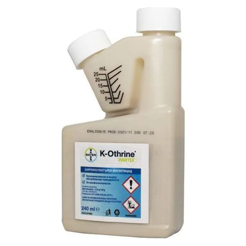 Flaconul de K-Othrine Partix, insecticid cu deltametrină