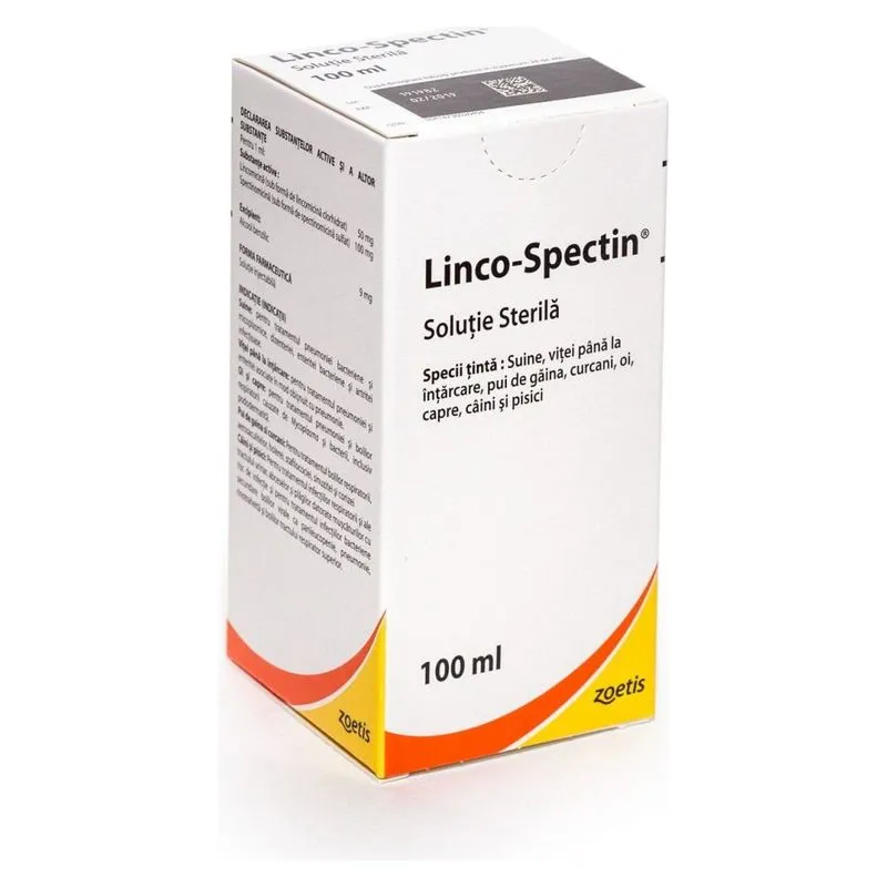 Cutia de Linco-Spectin 100 ml, soluție injectabilă Zoetis