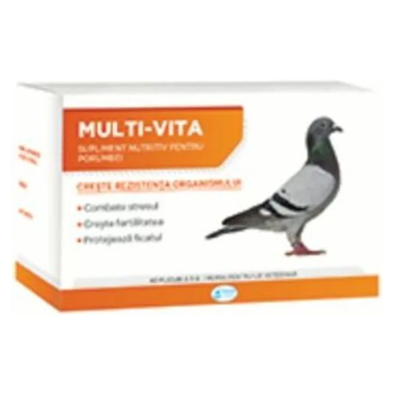 Cutia de plicuri Multi-Vita Pasteur, supliment pentru porumbei