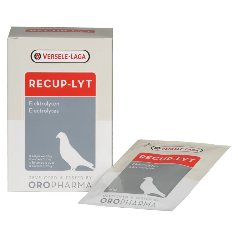 Ambalajul de Recup-Lyt Oropharma, amestec de electroliți pentru porumbei